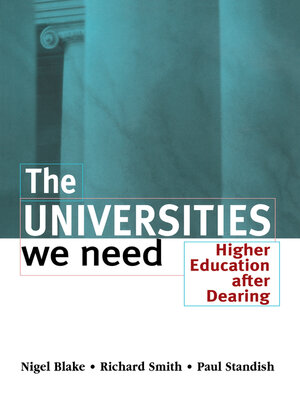 cover image of The Universities We Need
